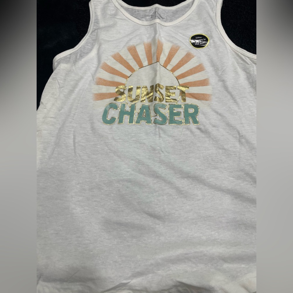 Girls color change tank
